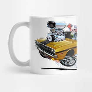 Vince Crain High Octane 1970 Dodge Challenger GOLD Mug